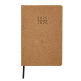 Sainsburys Home Week-To-View Medium Recycled Leather 25-26 Mid Year Diary