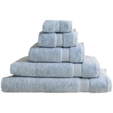 M&S M&S Super Soft Pure Cotton Face Towels Pale Blue- Buy online at McGrocer