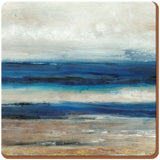 Creative Tops blue abstract coasters 10.5cm - British product