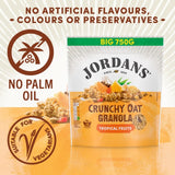 Jordans Crunchy Oat Granola Tropical Fruits 750g, UK version