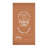 M&S Marks and Spencer All Butter Fudge Cubes Fudge 100g- Buy online at McGrocer