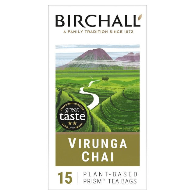 Birchall Tea Virunga Chai tea bags 15 bags - British product