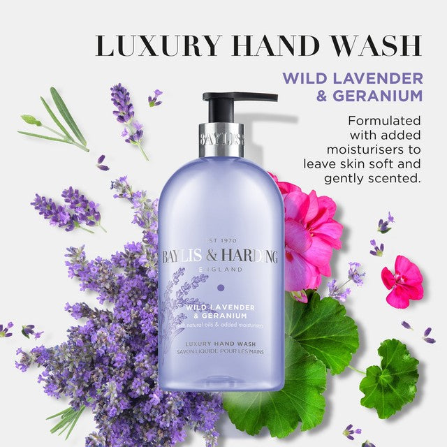 Baylis & Harding Wild Lavender & Geranium hand wash - British product