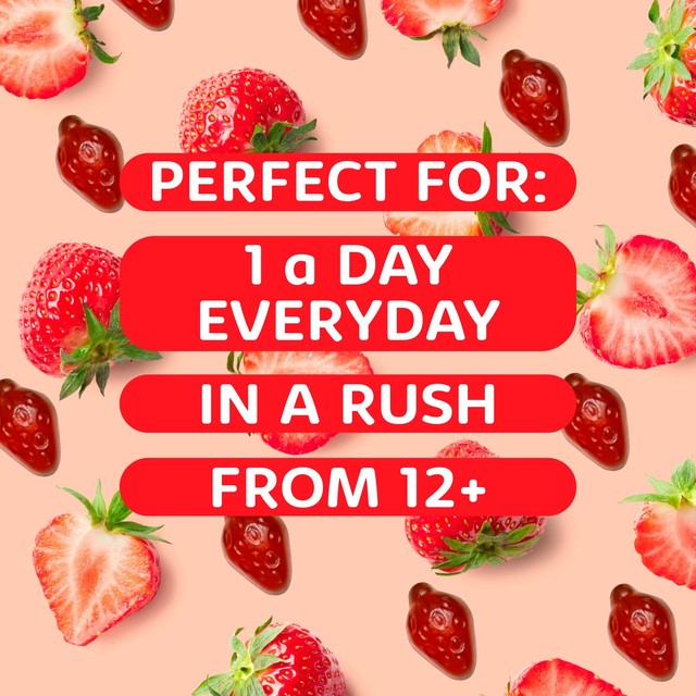 Haliborange strawberry vitamin gummies for kids 30 softies, UK version