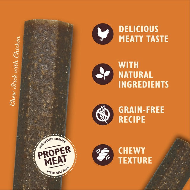 Lily's Kitchen chew stick dog treats with chicken 120g (British brand)