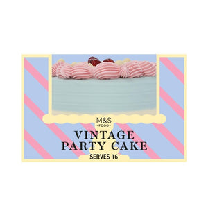 M&S Vintage Party Cake Celebration Cake 1.22kg