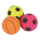 M&S Happy Pet Neon Sports Ball Dog Toy 3-Pack 2.5 Inch- Buy online at McGrocer