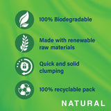 Catsan Natural Clumping Odour Control Cat Litter 20L - British product