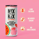 Nix & Kix Watermelon & Hibiscus drink 250ml, imported from the UK