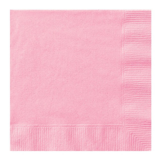 Unique Party Baby Pink napkins 20 pack - British product