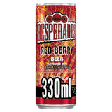 Desperados Red Berry Fruit beer can 5.9% ABV (British brand)
