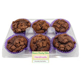 M&S Emma's Country Cakes Double Chocolate Chip Handmade Muffins 6 per pack- Buy online at McGrocer