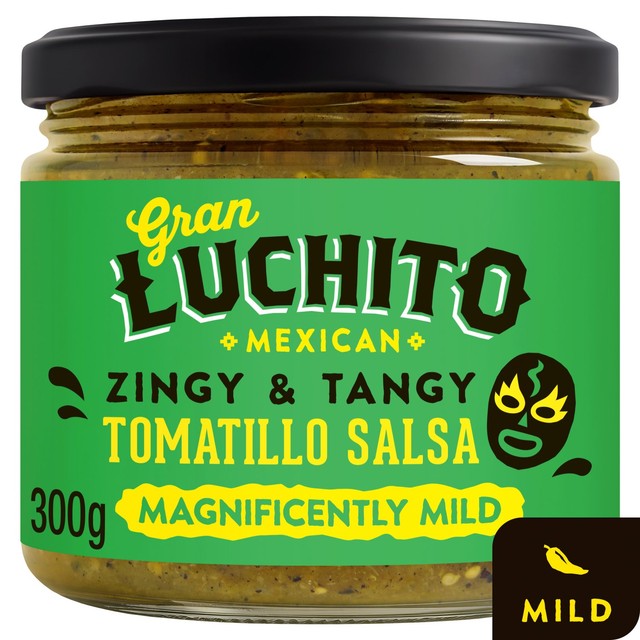 Gran Luchito Mild Green Tomatillo Salsa 300g, UK version