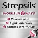 Strepsils Extra Cherry throat lozenges 24 pack (British brand)