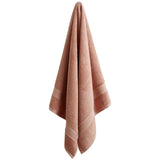 M&S face towels in dusty pink, imported from the UK