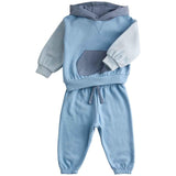 M&S boys blue sweat outfit set for 6-9 months, imported from the UK