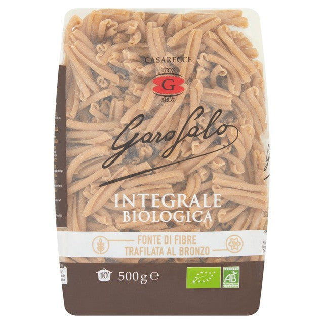 Garofalo organic whole wheat casarecce pasta 500g, UK version