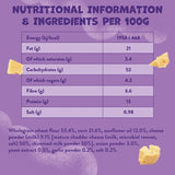Goodies dinosaur puffs cheese and onion multipack 48g, UK version