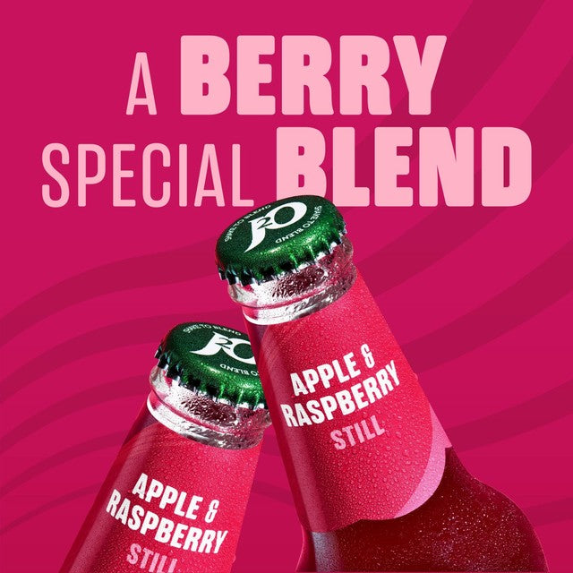 J2O Apple and Raspberry Soft Drink 275ml Sleeve, imported from the UK