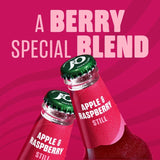 J2O Apple and Raspberry Soft Drink 275ml Sleeve, imported from the UK