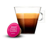 Dolce Gusto espresso pods pack of 16, imported from the UK