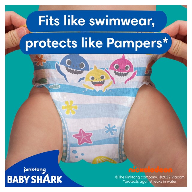 Pampers Splashers swim nappies size 4-5 (9-15kg), imported from the UK
