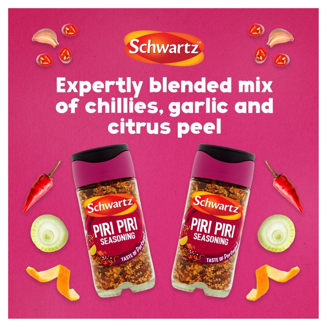 Schwartz Piri Piri Seasoning Jar 39g (British brand)