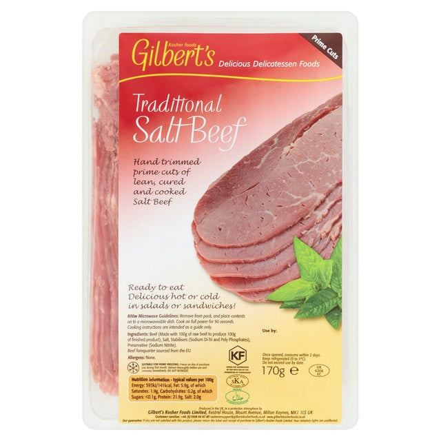 Gilberts Salt Beef 170g, UK version