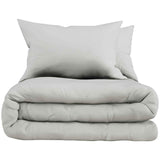 M&S super king bedding set silver grey, imported from the UK