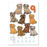 Orchard Toys 1-20 Sticker Colouring Book 297x210 mm, imported from the UK