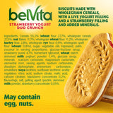Belvita strawberry yogurt duo crunch breakfast biscuits - British product