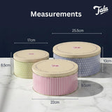 Tala Originals cake tins set of 3 nesting sizes, UK version