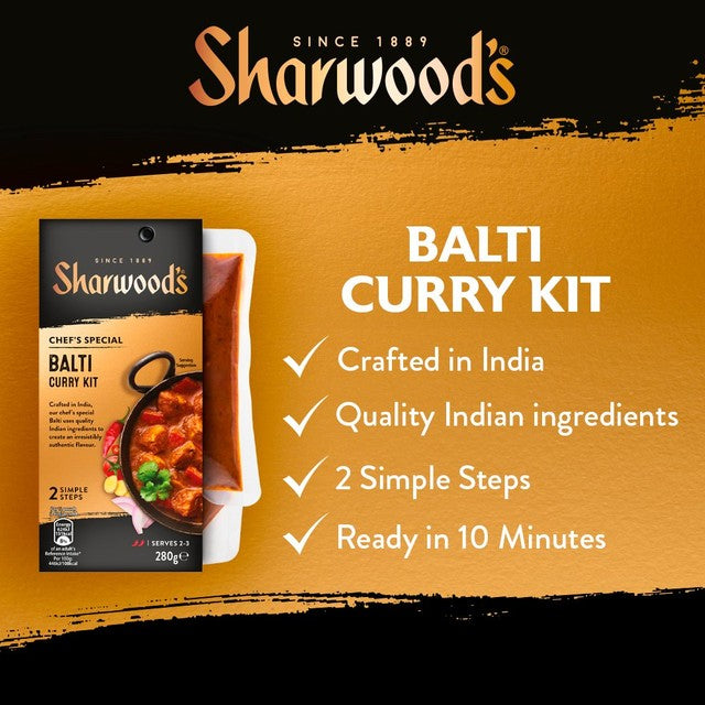 Sharwood's Balti curry sauce kit (British brand)