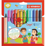 M&S Stabilo Cappi Colouring Pens 12 Assorted Colours Wallet- Buy online at McGrocer