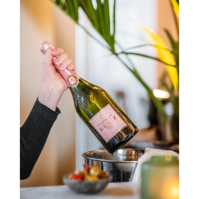 Deutz Brut Rose Champagne 75cl - British product