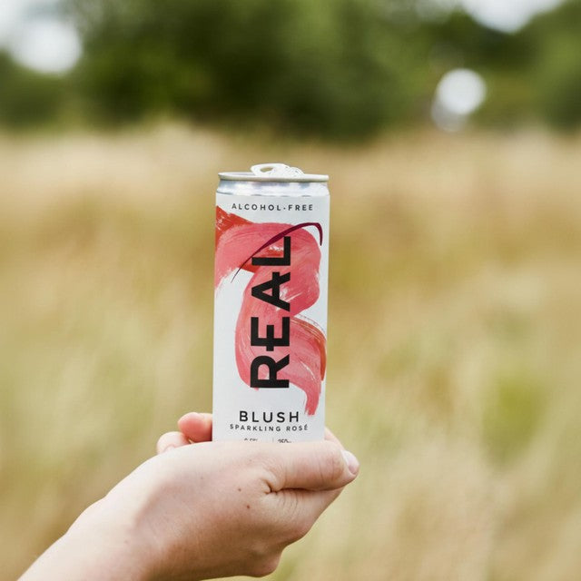 REAL Blush Sparkling Tea 250ml, imported from the UK
