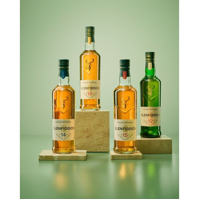 Glenfiddich 18 Year Old Single Malt Scotch Whisky 70cl, UK version