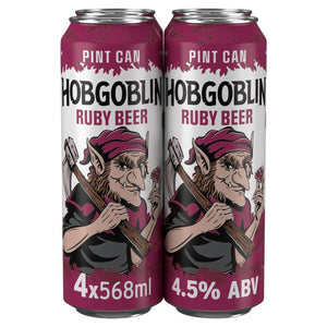 Hobgoblin Ruby Ale Beer 4 x 568ml