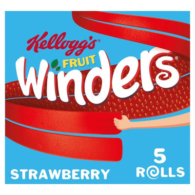 Kellogg's Winders Jordbær Frukt Snacks Rull 5 x 17g