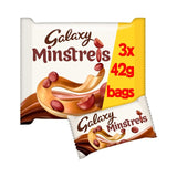 M&S Galaxy Minstrels Milk Chocolate Buttons Bag 3 x 42g- Buy online at McGrocer