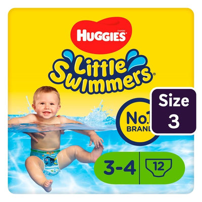 Huggies Little Swimmers Swim Nappies Size 3-4 12 Pack