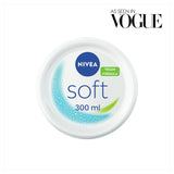 Nivea Soft Moisturiser Cream 300ml, imported from the UK