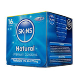 Skins Natural Condoms 16 pack (British brand)