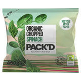 Pack'd Organic Chopped Spinach Frozen 450g
