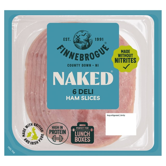 Finnebrogue Better Naked deli ham 5 slices - British product
