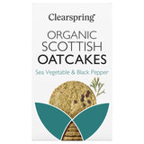 M&S Clearspring Organic Sea Vegetable & Black Pepper Oatcakes 200g- Buy online at McGrocer
