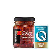 Peppadew Spicy Onion Crunch 130g jar, imported from the UK