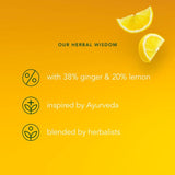 Pukka Herbs organic lemon ginger manuka honey herbal tea bags 40 pack, imported from the UK
