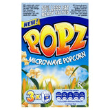 Popz 50% reduced fat salted microwave popcorn 3 x 80g, imported from the UK