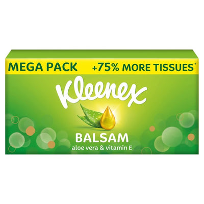M&S Kleenex Balsam Facial Tissues MEGA Box 112 Tissues- Buy online at McGrocer
